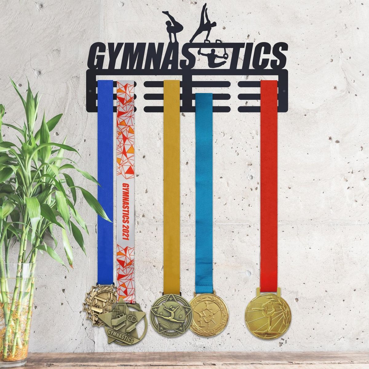 Male "Gymnastics" Sports Medal Hanger 