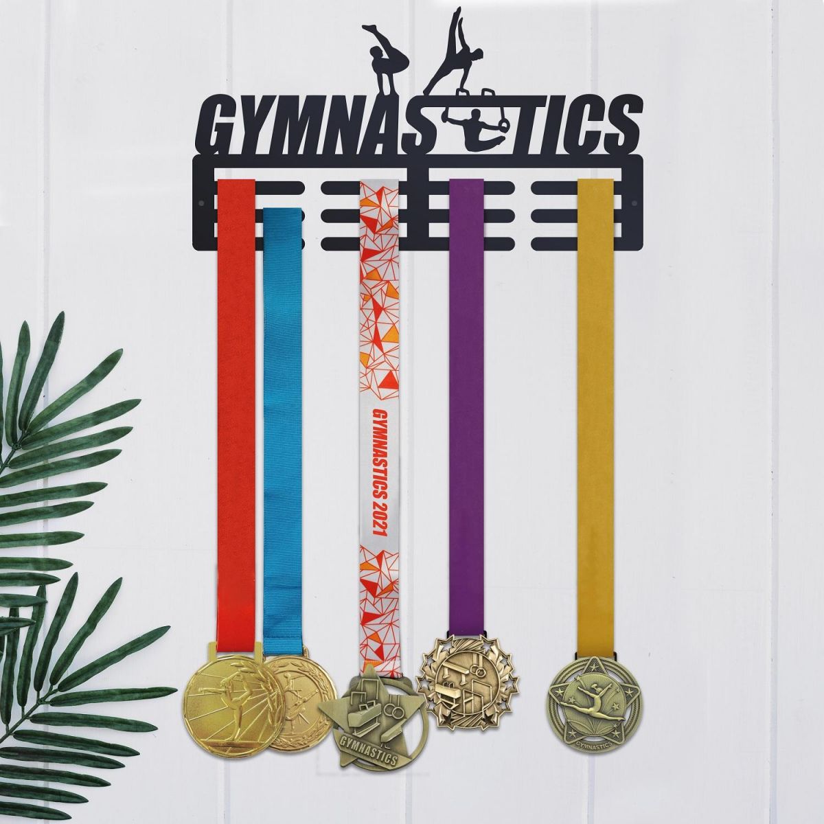 Medal Hanger with Male "Gymnasts" 