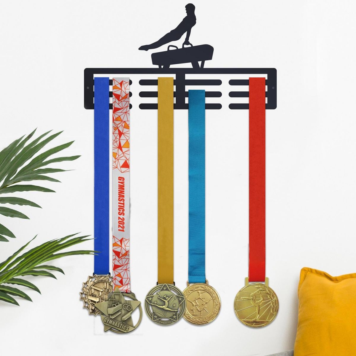 Pommel Horse Sports Medal Holder insitu 