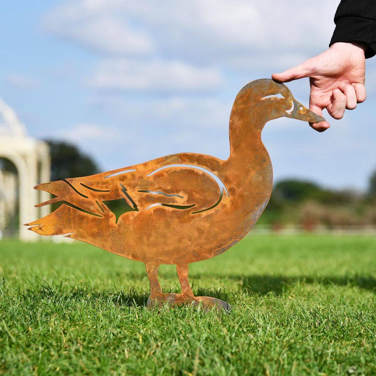 Rustic Mallard Duck Silhouette to Scale Rustic Mallard Duck Silhouette to Scale