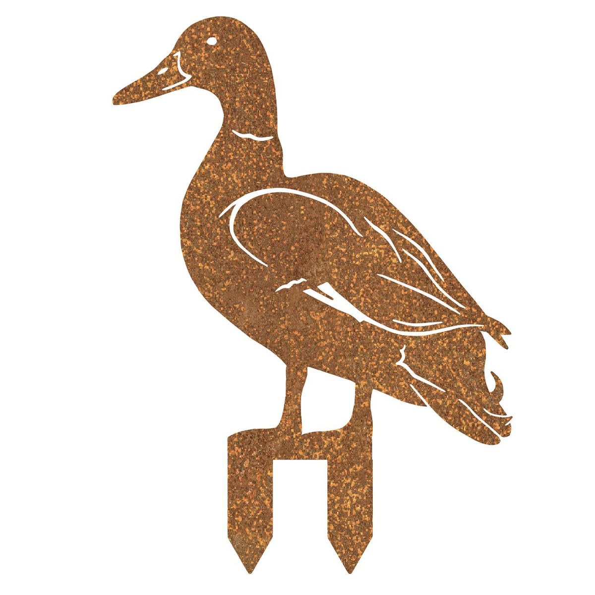 Mallard Drake Silhouette in a Rustic Finish