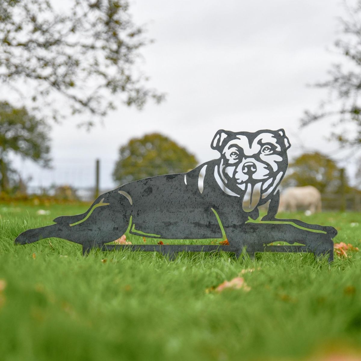 Unfinished Metal Staffordshire Bull Terrier Silhouette Unfinished Metal Staffordshire Bull Terrier Silhouette