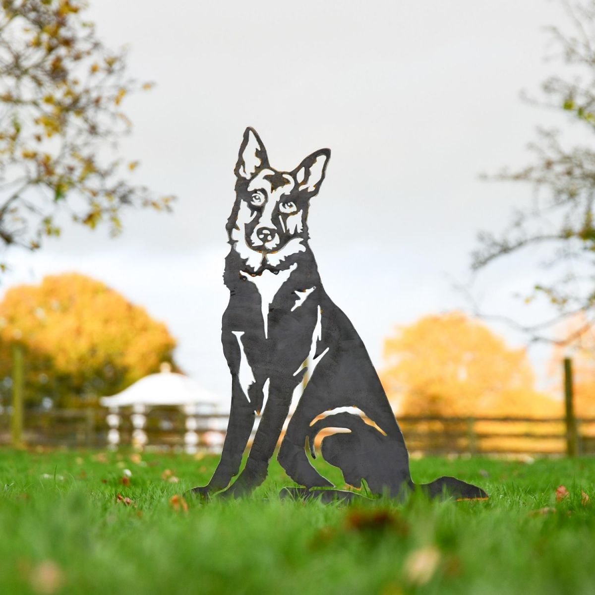 German Shepherd Unfinished Metal 