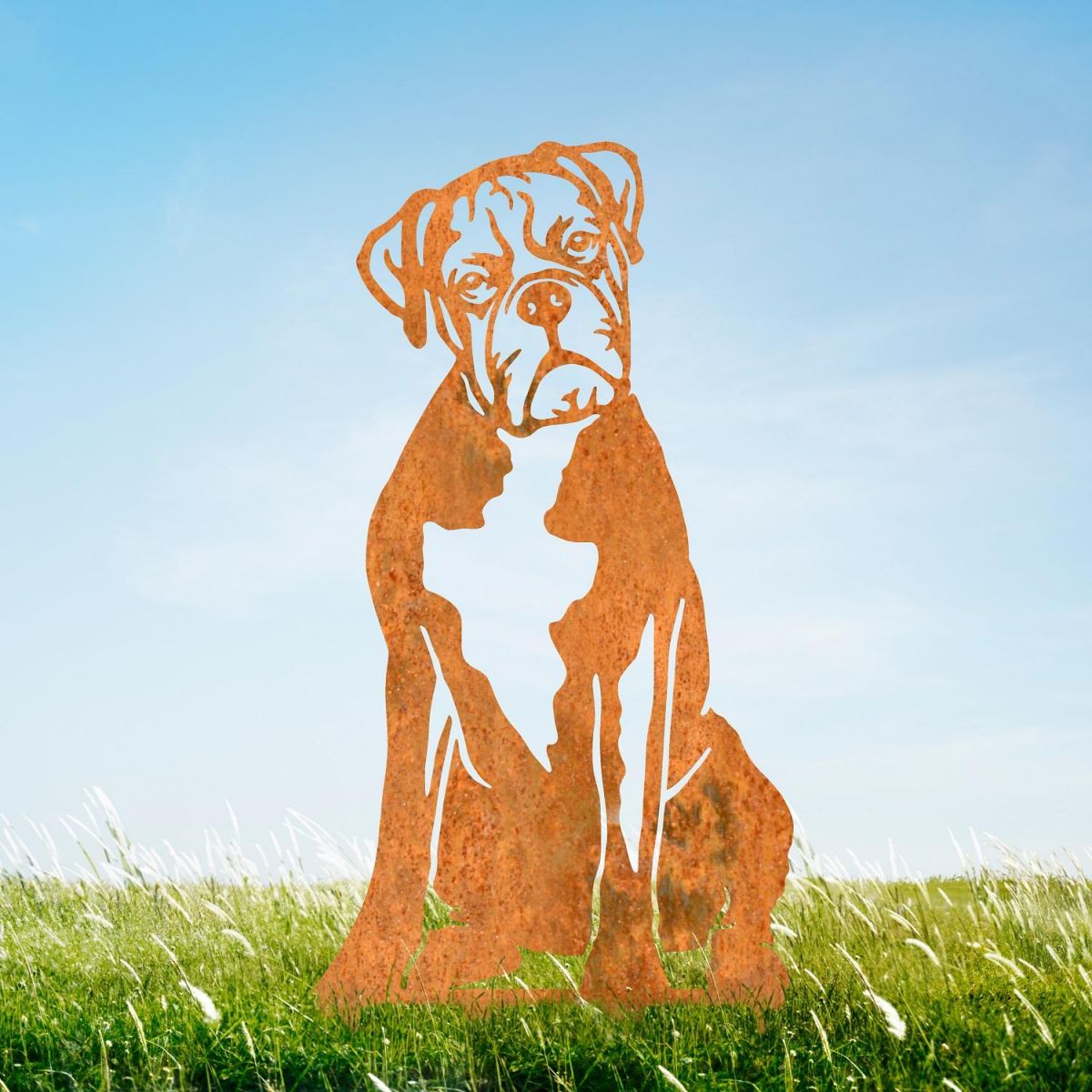 Rustic Boxer Silhouette