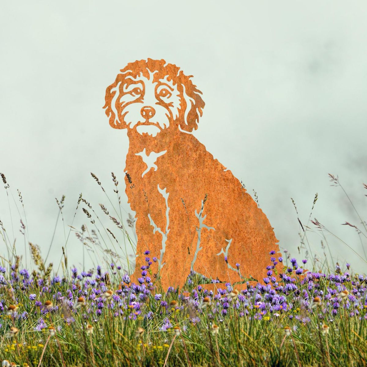 Rustic Cockapoo Silhouette 