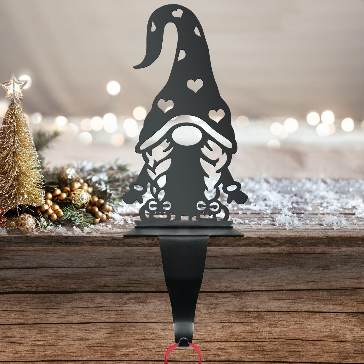 Gonk with Heart Hat Stocking Holder  Gonk with Heart Hat Stocking Holder