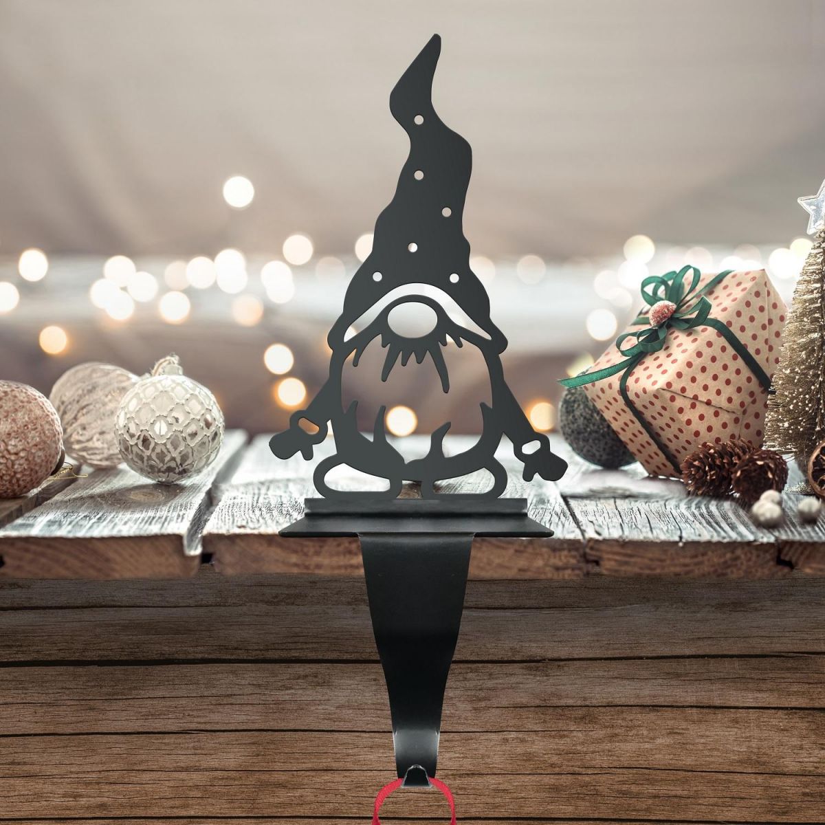 Gonk with Polka Dot Hat Stocking Holder 