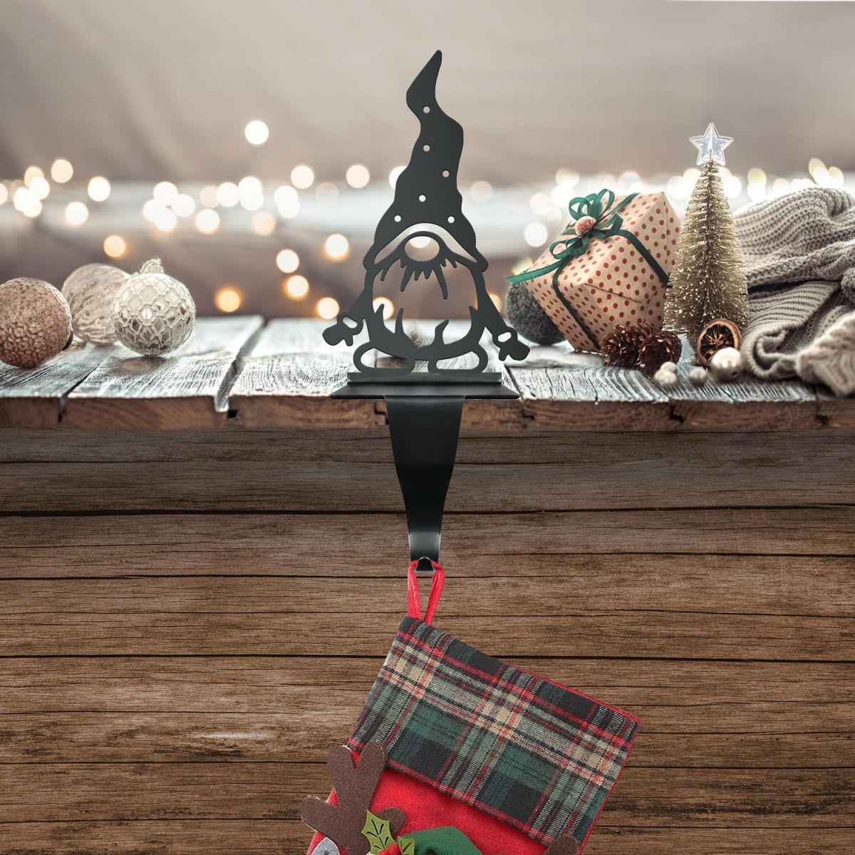 Gonk with Polka Dot Hat in Situ 