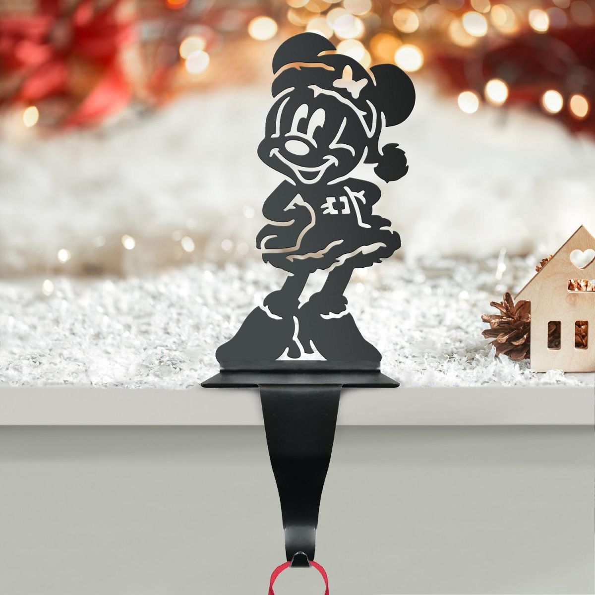 Stocking Holder with Cartoon Mouse Design 