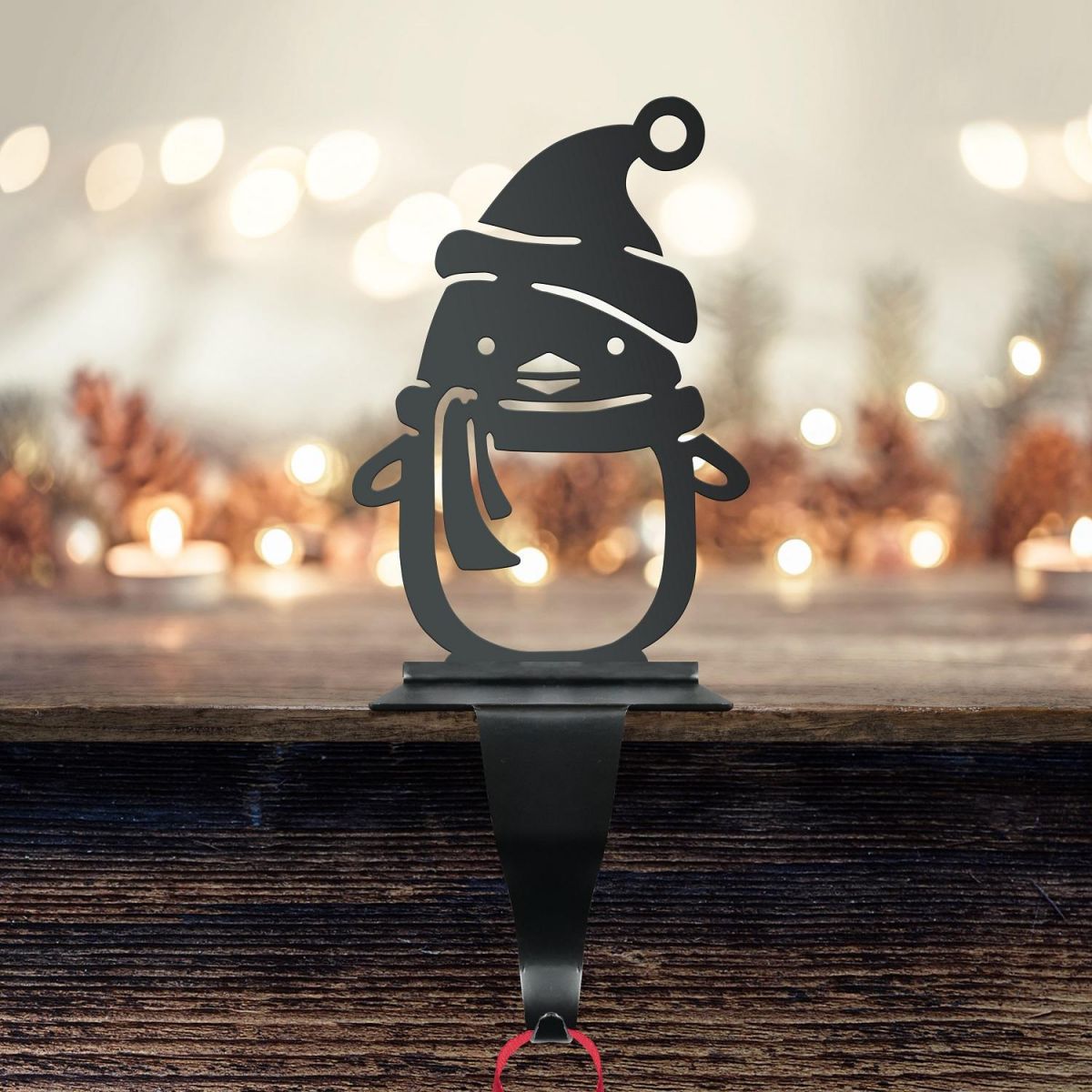 Penguin with Scarf & Hat Stocking Holder Penguin with Scarf & Hat Stocking Holder