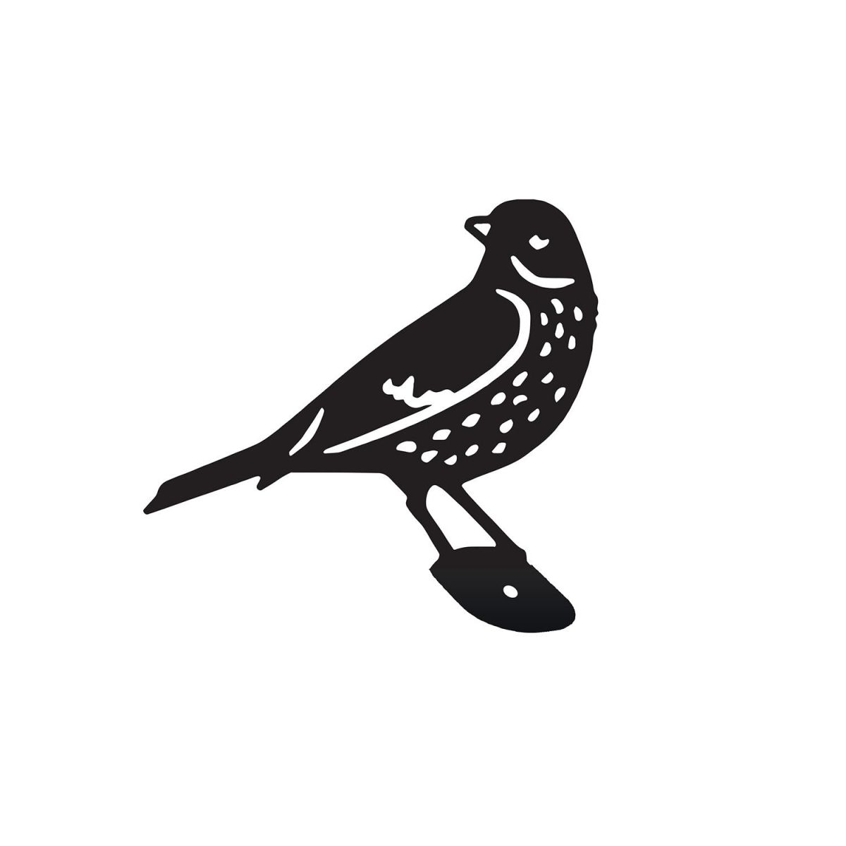 Thrush Fence Topper Finished in Black