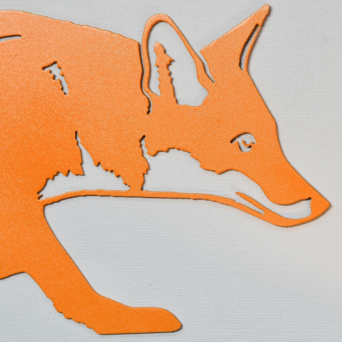 Close-up of the Head on the Orange Fox Wall Art