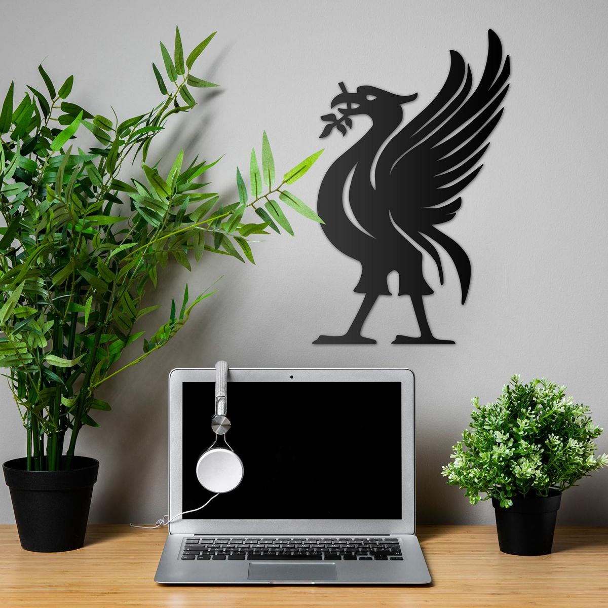 Liver Bird Wall Art in Situ in the Office Liver Bird Wall Art in Situ in the Office