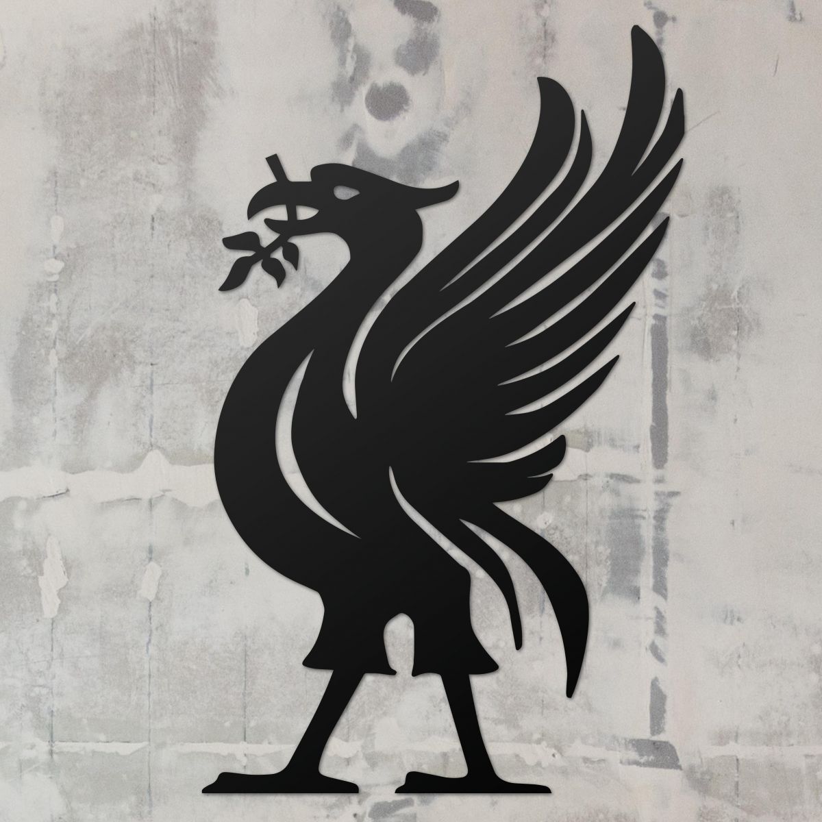 Liver Bird Iron Wall Art on a Wall