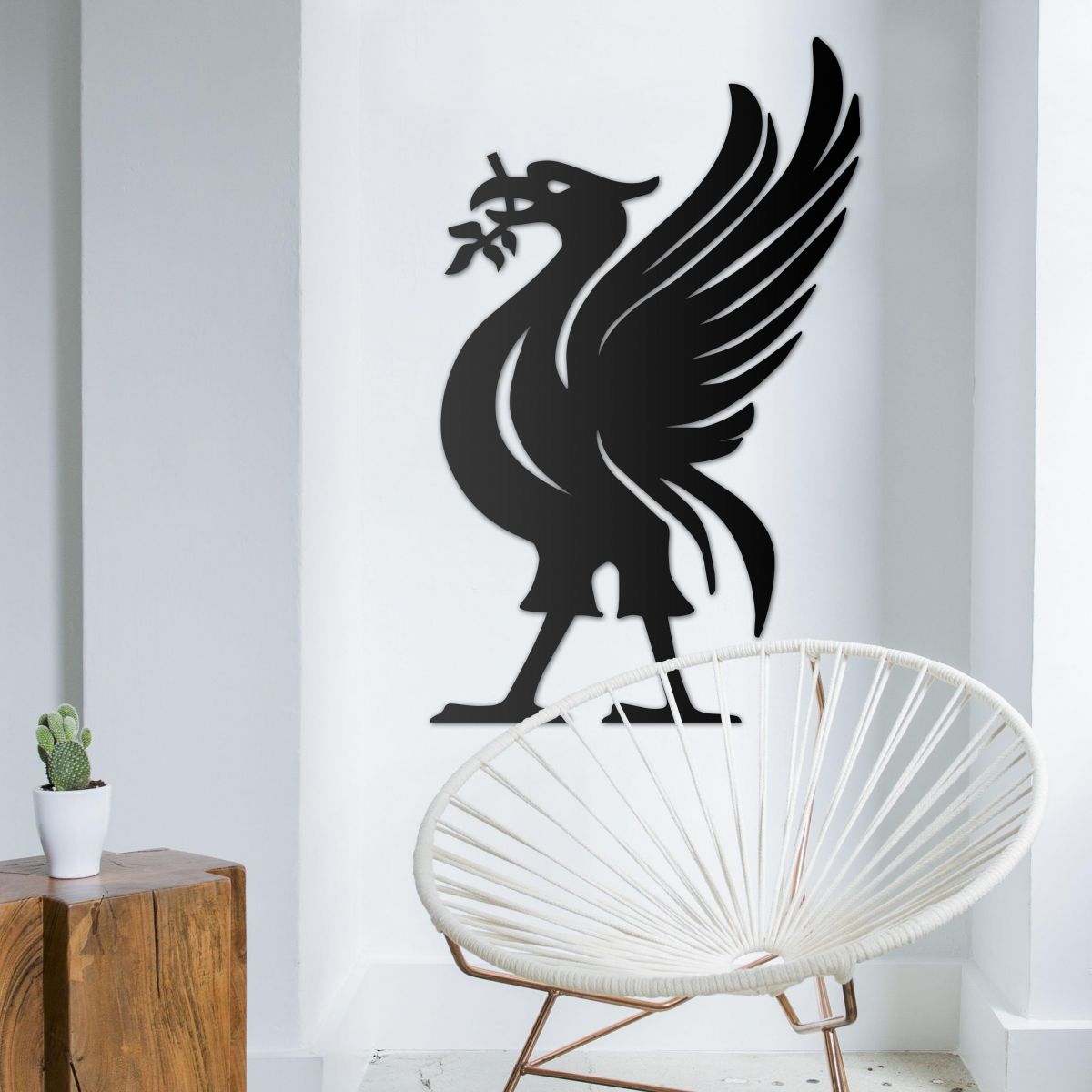 Liver Bird Wall Art in Situ in the Sitting Room