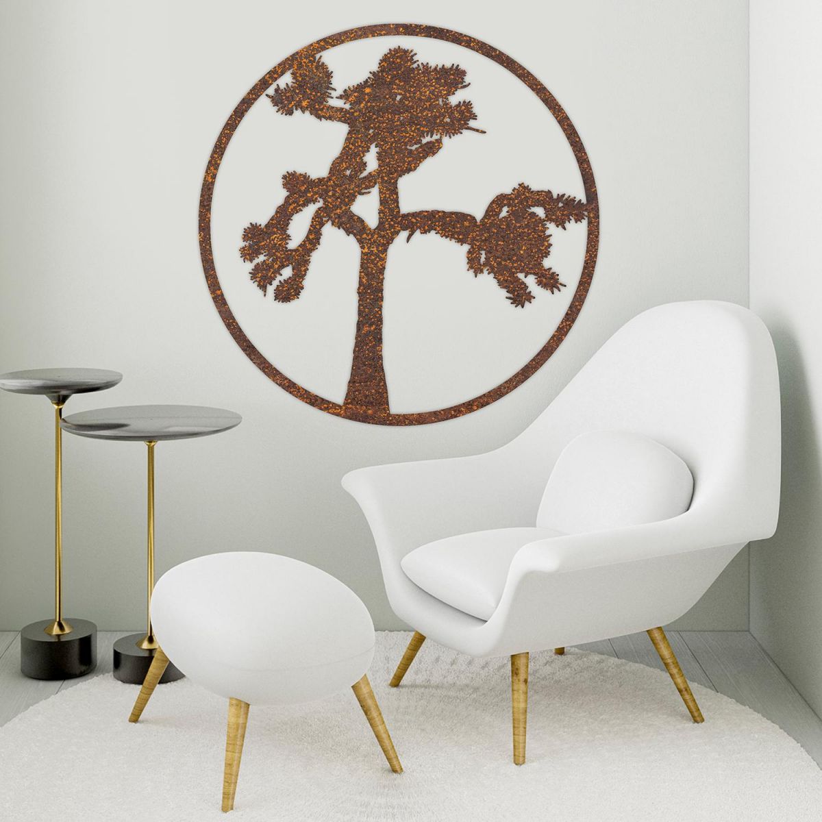 Joshua Tree Wall Art in a Modern Sitting Room