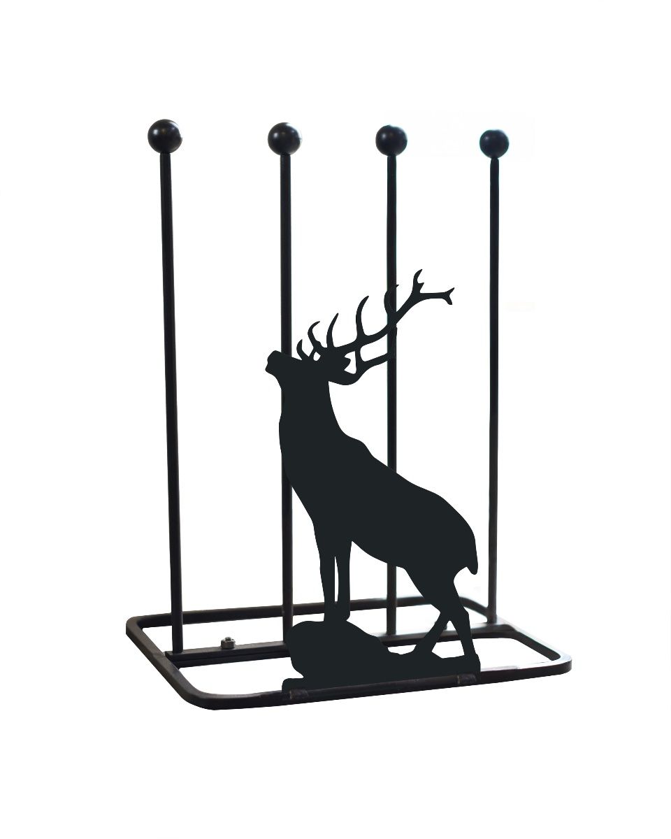 Steel "Majestic Stag" Double Boot Holder Design