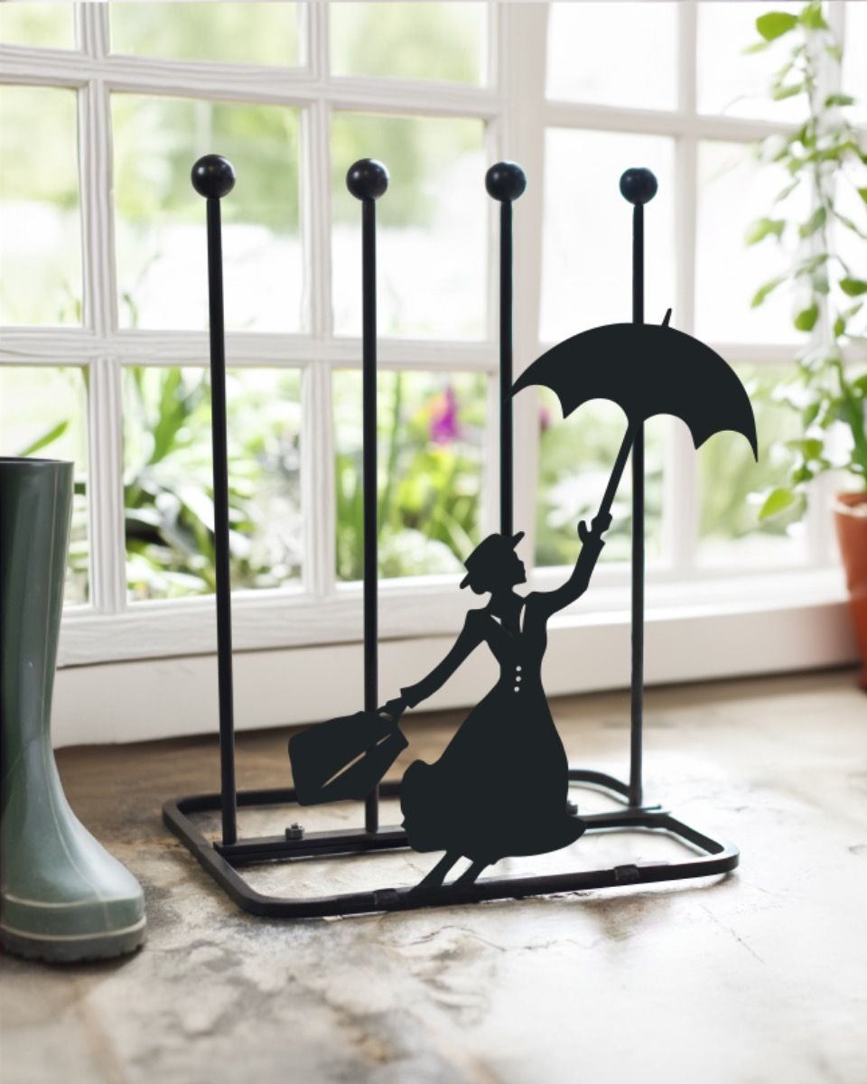 Steel "Mary Poppins" Boot Rack In-Situ