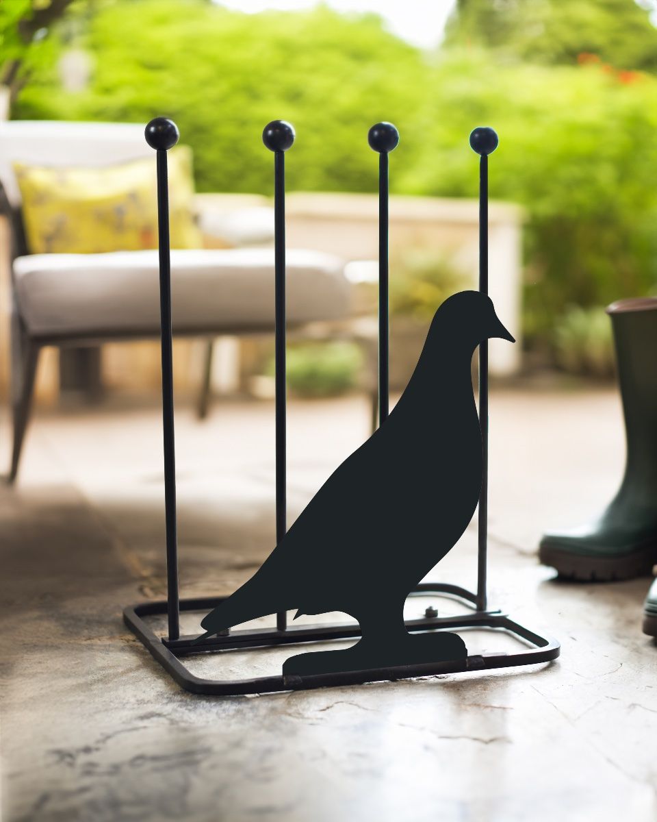 Steel "Pigeon" Welly Boot Rack Exterior Steel "Pigeon" Welly Boot Rack Exterior