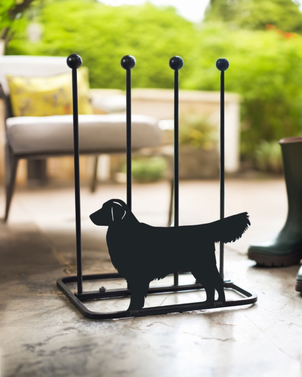 Steel "Golden Retriever" Welly Boot Rack