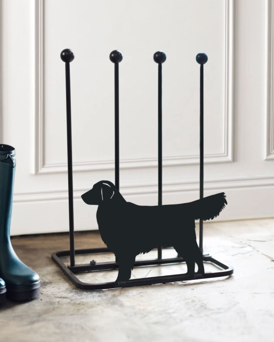 Steel "Golden Retriever" Welly Boot Rack Interior