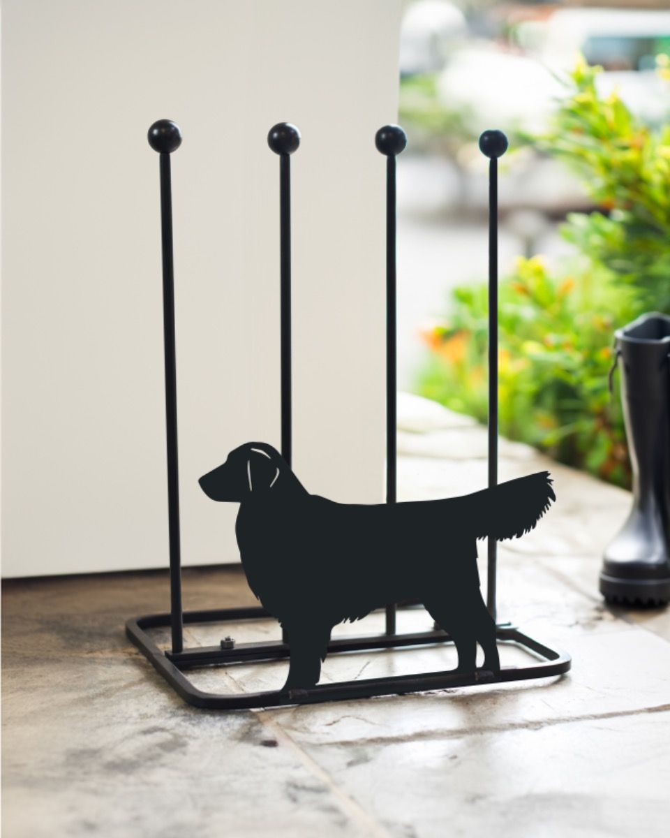 Steel "Golden Retriever" Welly Boot Rack Exterior