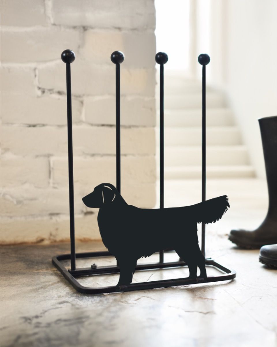 Steel "Golden Retriever" Welly Boot Rack In-Situ