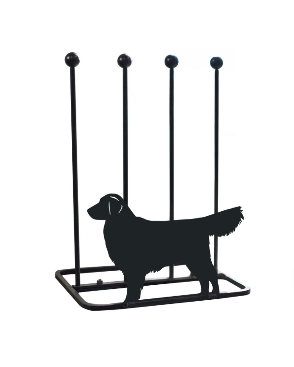 Steel "Golden Retriever" Welly Boot Rack Design
