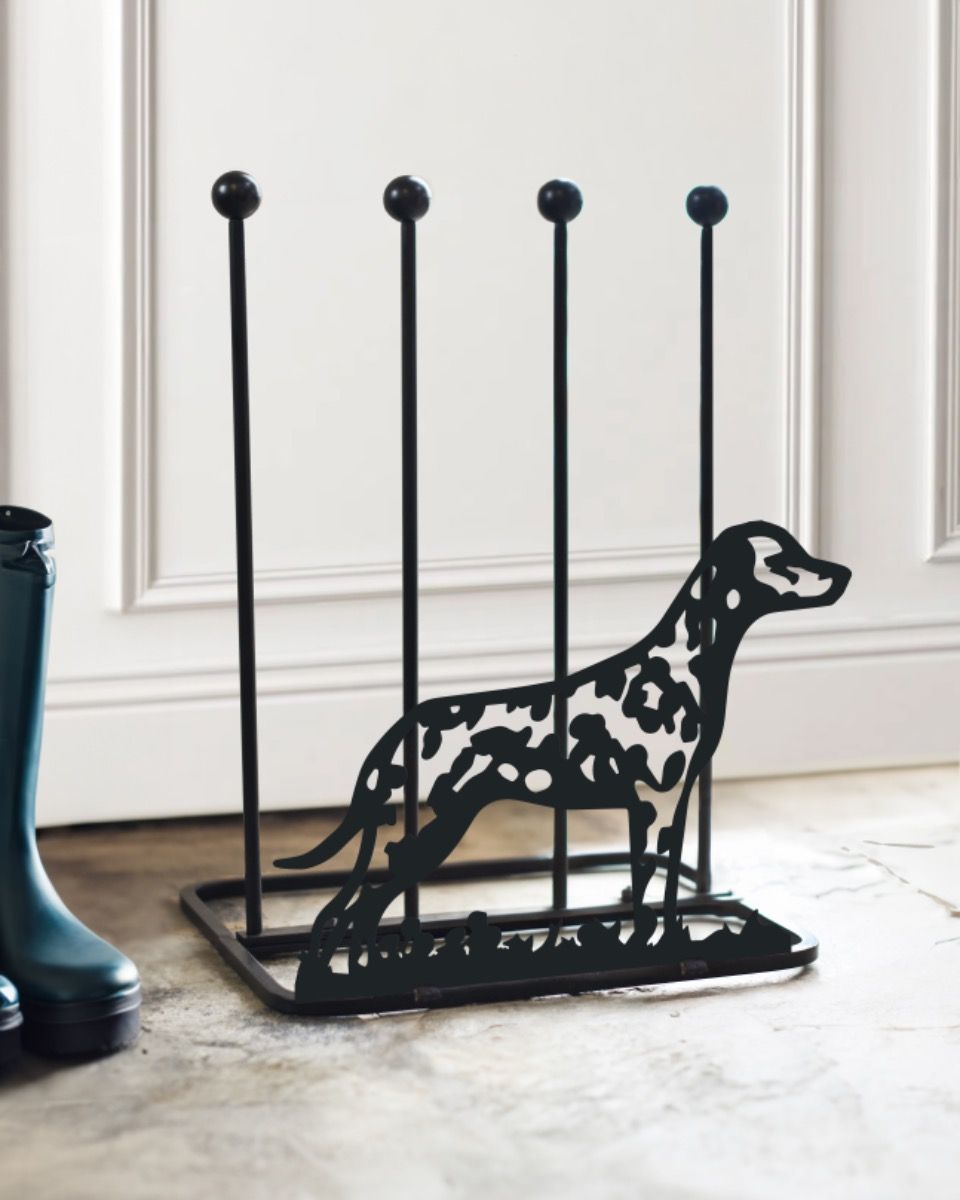 Steel "Dalmatian" Welly Boot Rack