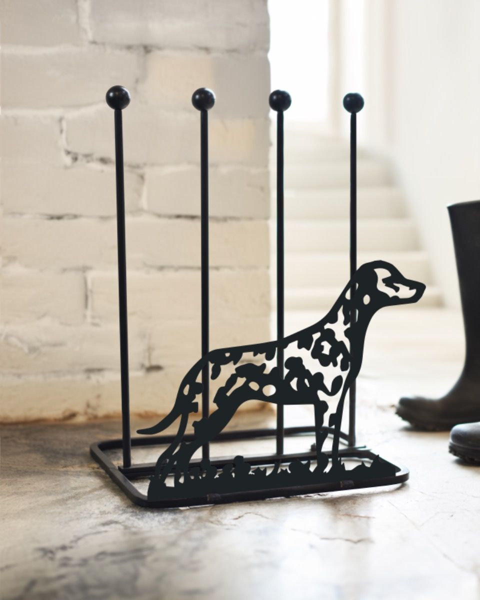 Steel "Dalmatian" Welly Boot Rack Interior