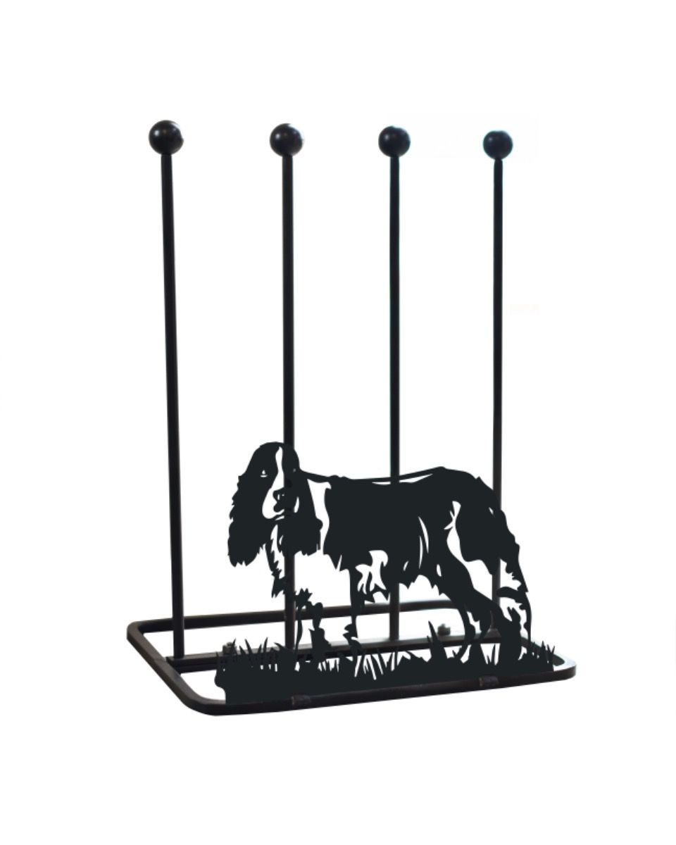 Steel "Springer Spaniel" Double Welly Rack Design Steel "Springer Spaniel" Double Welly Rack Design