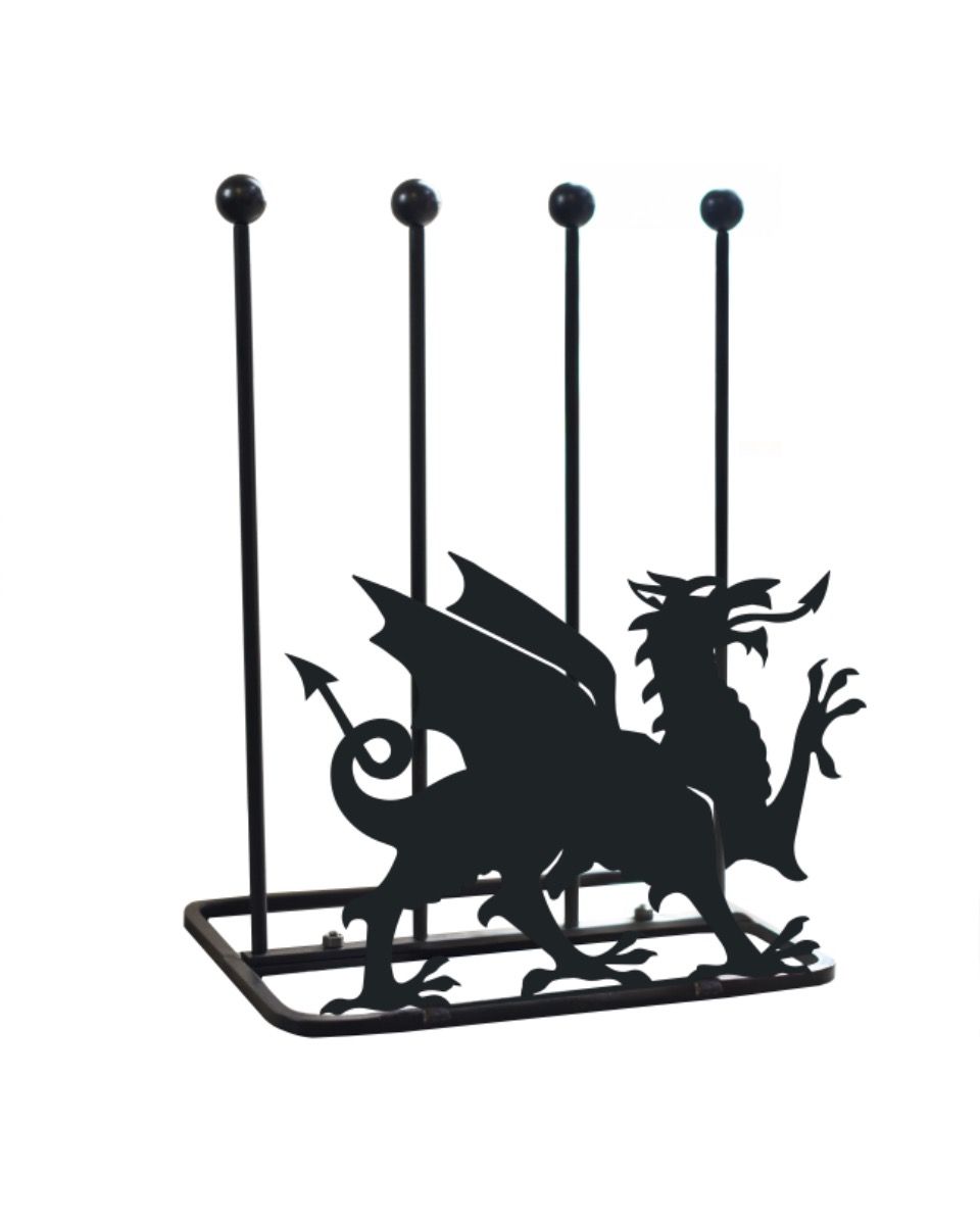 Steel "Welsh Dragon" Welly Boot Rack Design