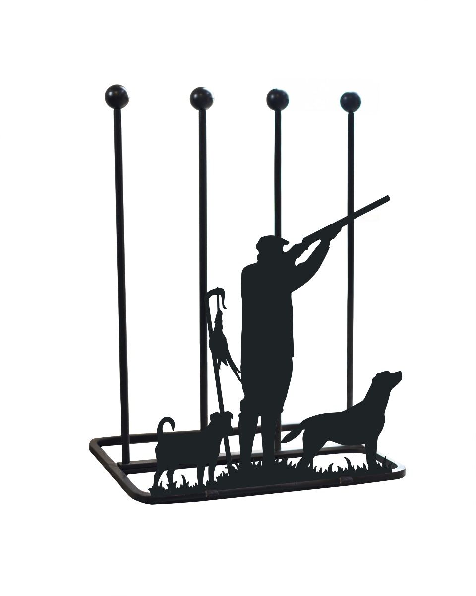 Steel "Game Season Jack Russell & Labrador" Welly Boot Rack Design