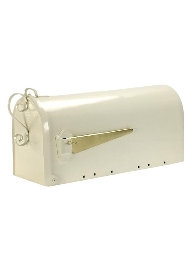 Cream Finish American Style Mailbox Cream Finish American Style Mailbox