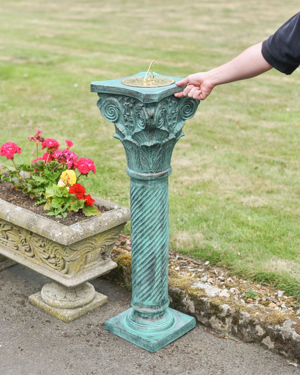 Scale image of garden plinth