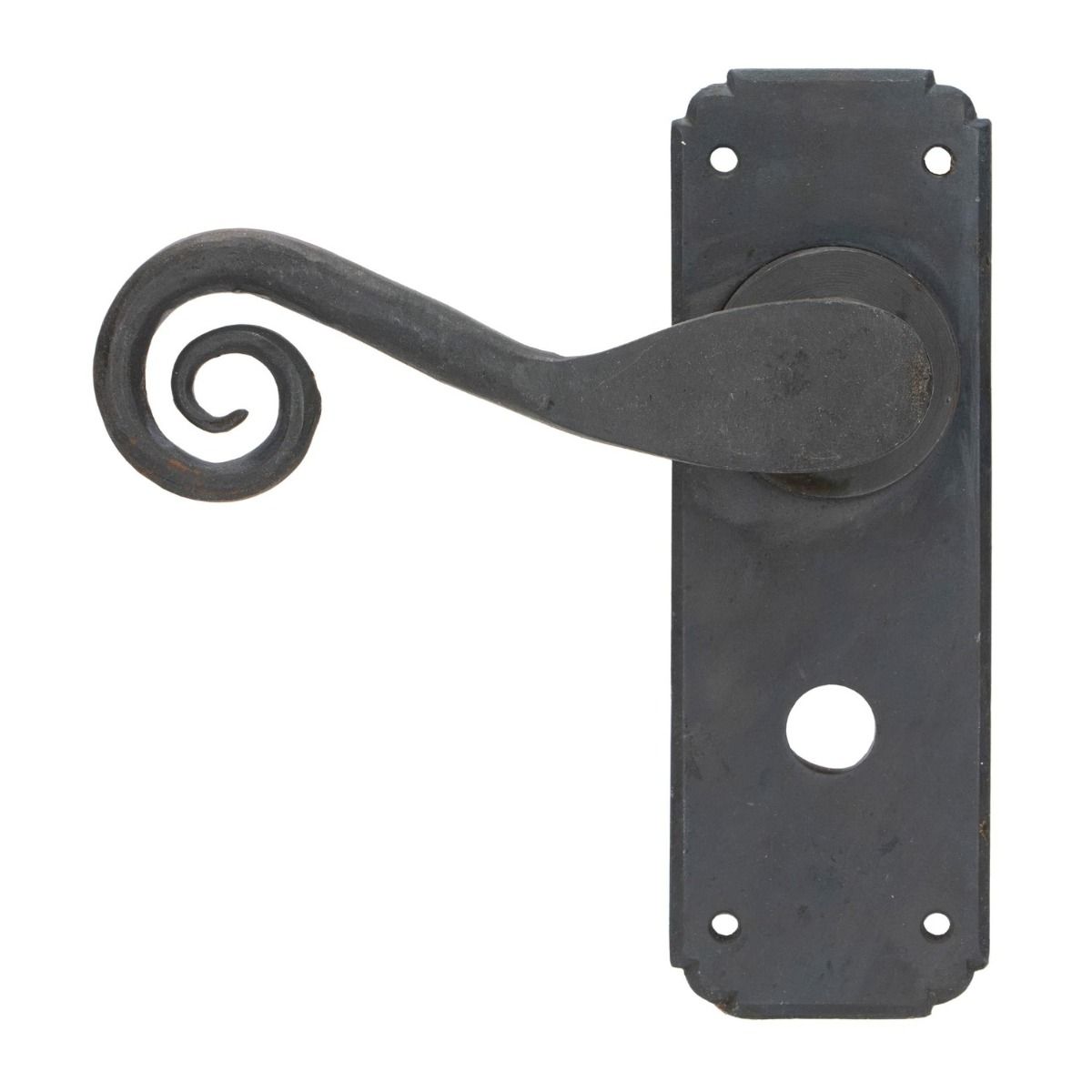 Vervet Beeswax Monkey tail Lever Bathroom Set Showing the Handle Facing Left