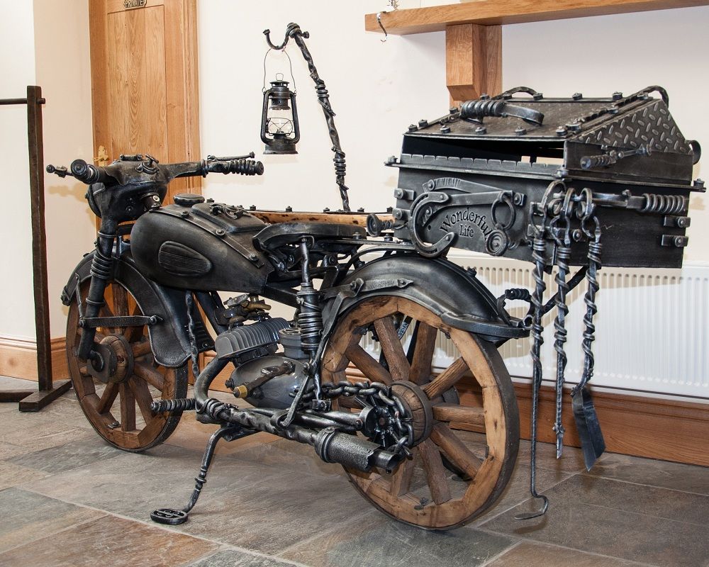 Motorcycle BBQ and Tool Set 