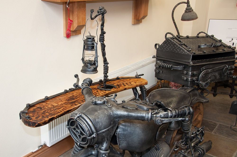 Motorcycle BBQ and Tool Set 