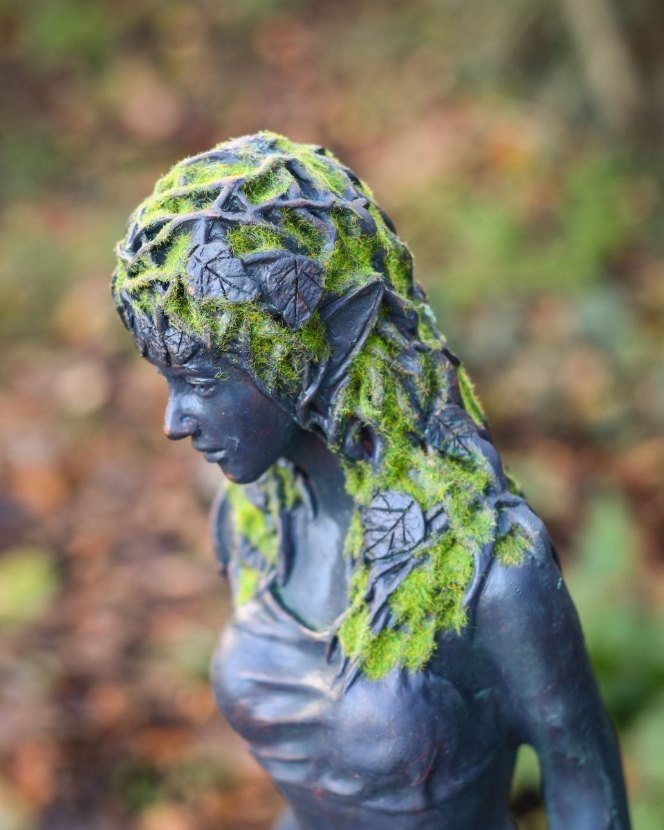 Vesper the wanderer resin fairy garden sculpture ear detailing