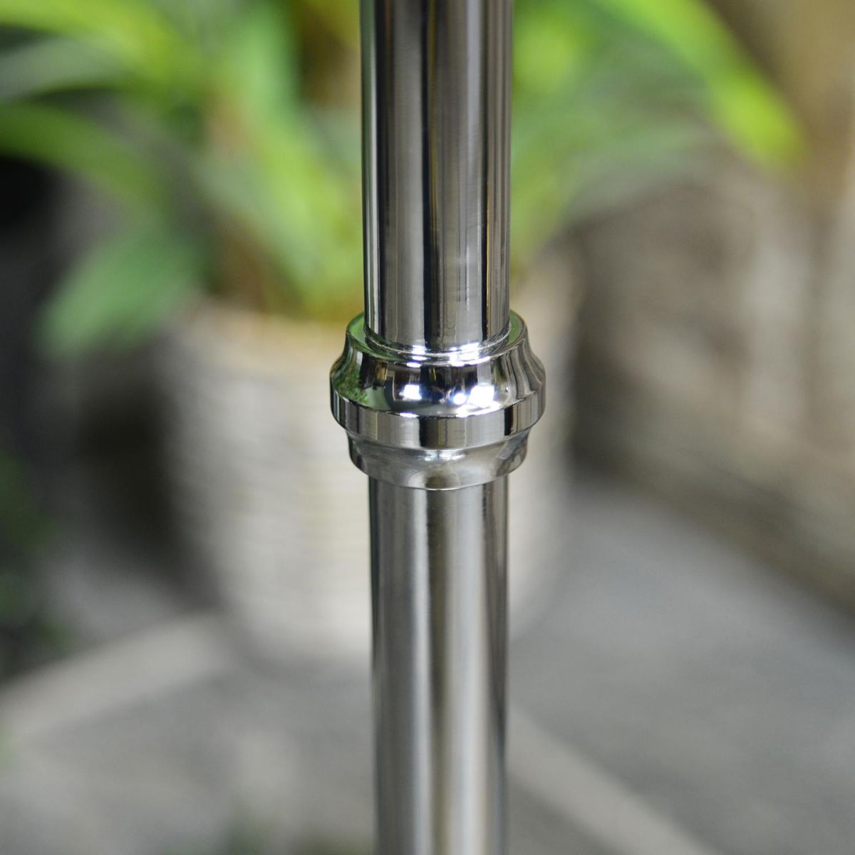 Close-up of the Bright Chrome Finish
