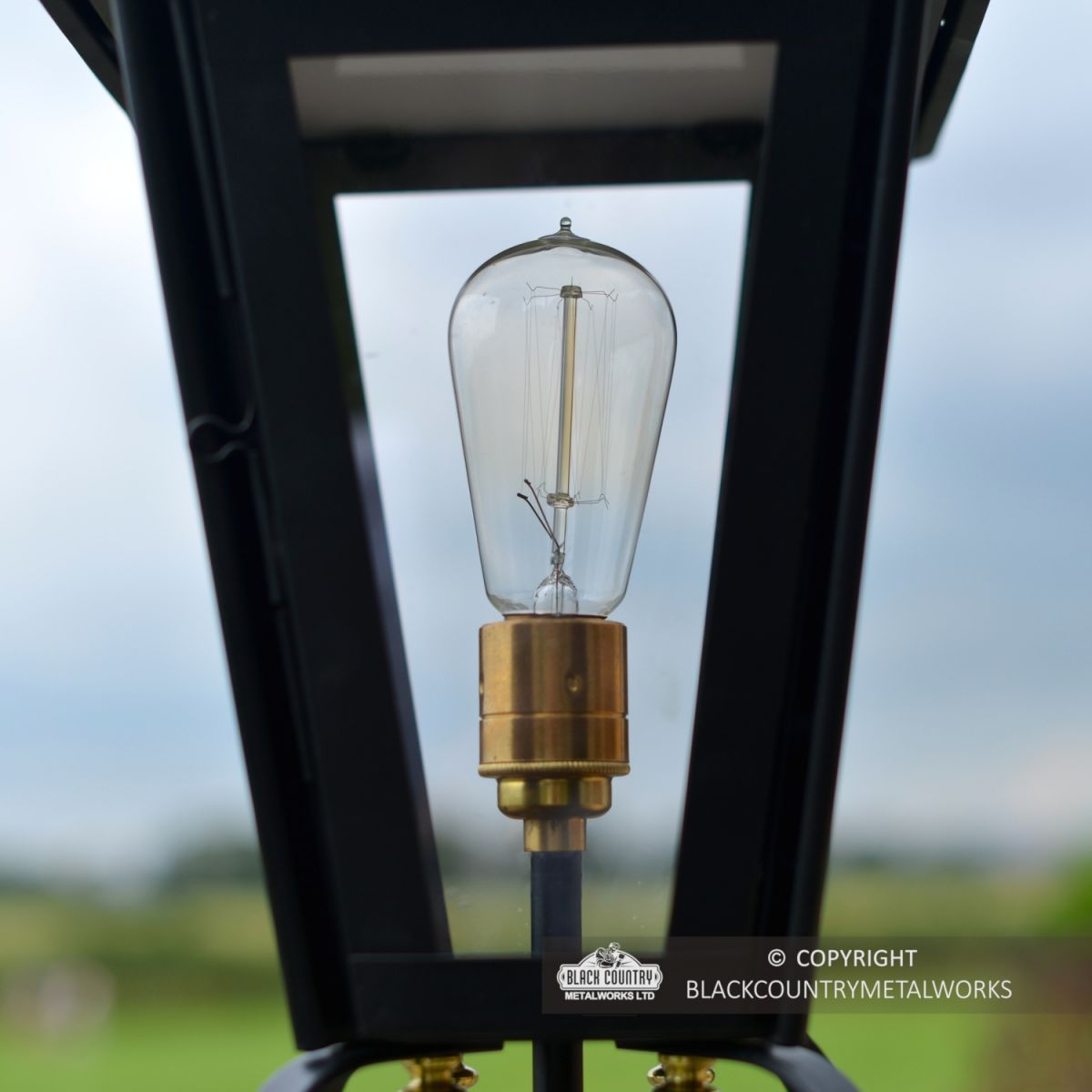 Close-up of the Edison Bulb Holder (Available upon Request)