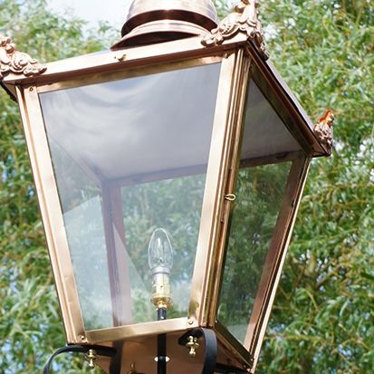 Copper Victorian Lantern 