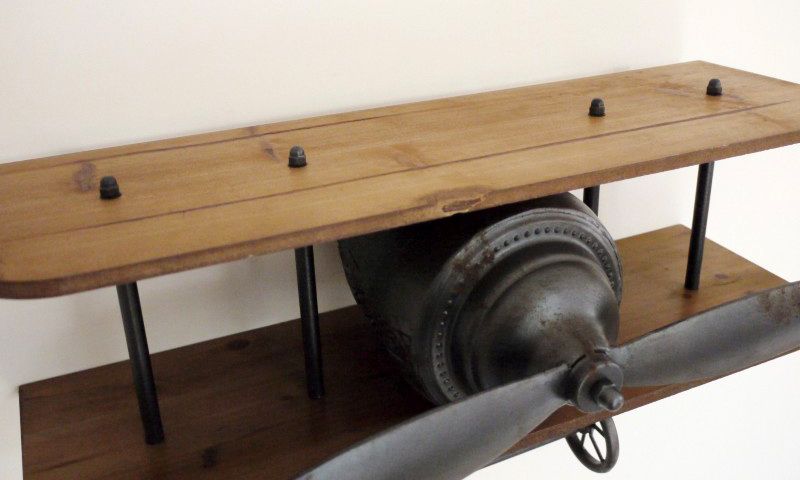 "Wilbur" Vintage Aeroplane Shelf