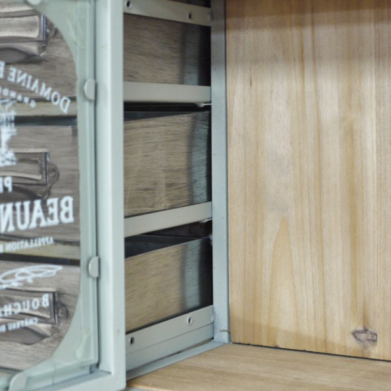 Vintage French Inspired Wall Unit Detailing