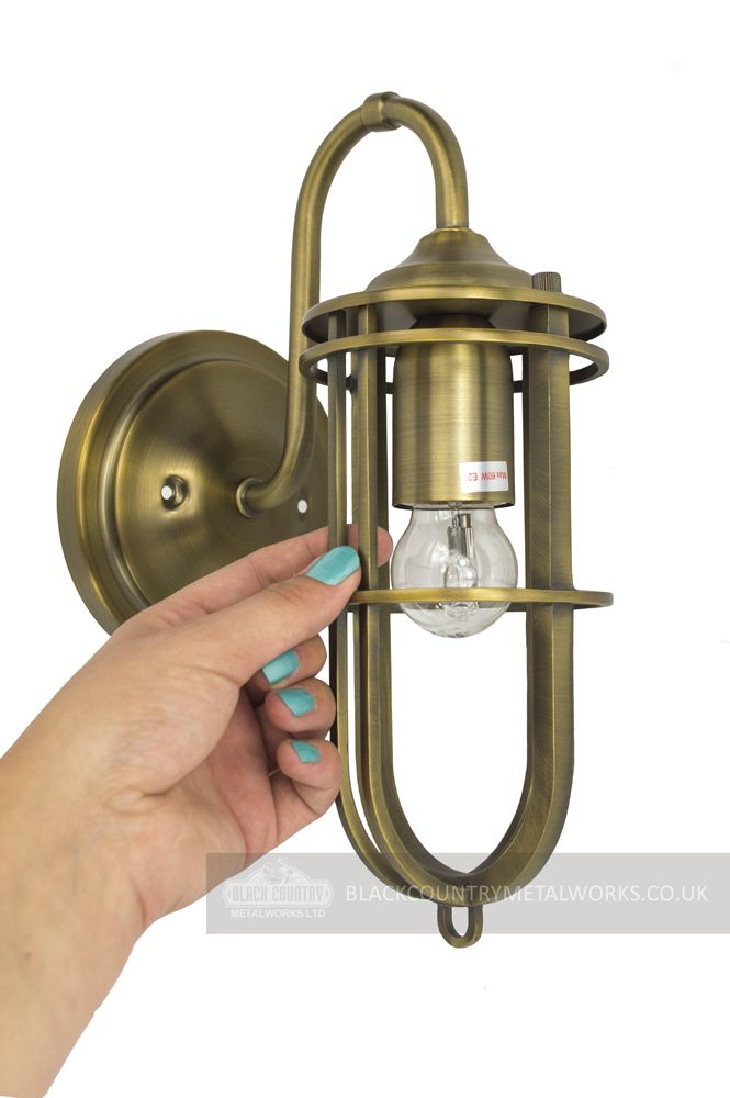 Vintage Industrial Caged Wall Light Vintage Industrial Caged Wall Light