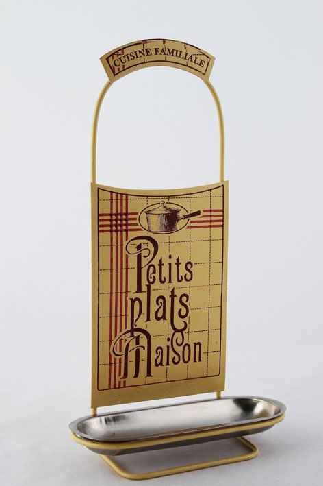 "Le Viandier Delightful" Pan Lid rest with French theme