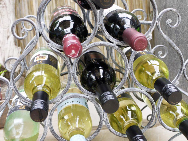 "Ruby Lane" Vintage-Style Wine Rack