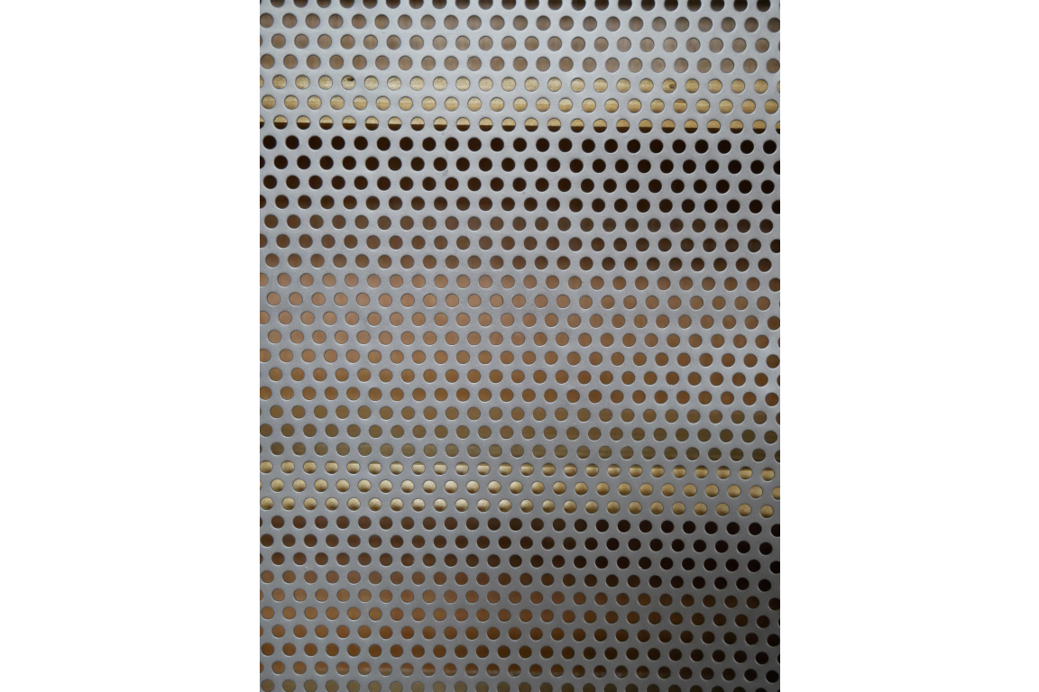 Wall Mounted Wood & Metal Cabinet & Shelf Unit Close-Up