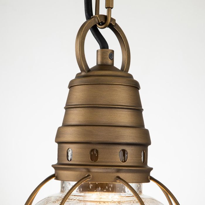 "Walton" Traditional Orb Hanging Ceiling Light in a Brass Finish
