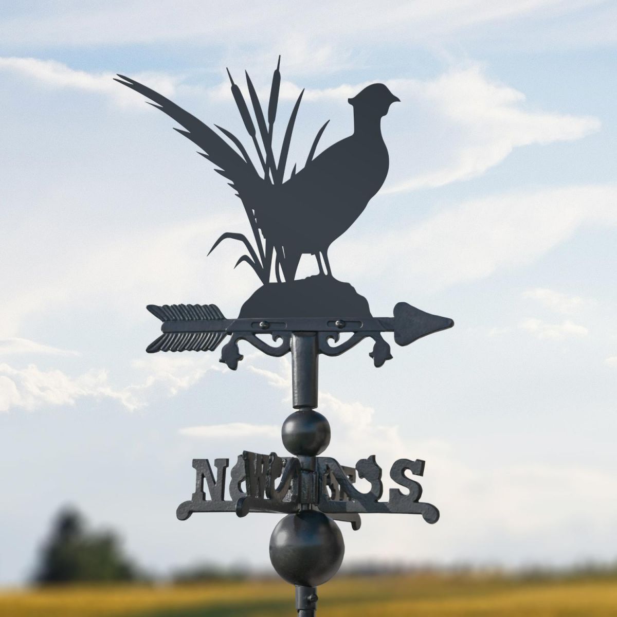 Pheasant on Miniature Weathervane 